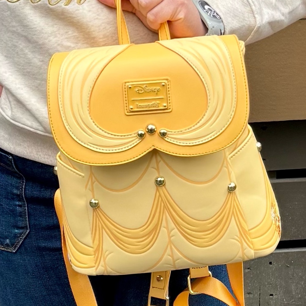 Loungefly Disney’s Beauty and the Beast Belle Cosplay 30th Anniversary Backpack